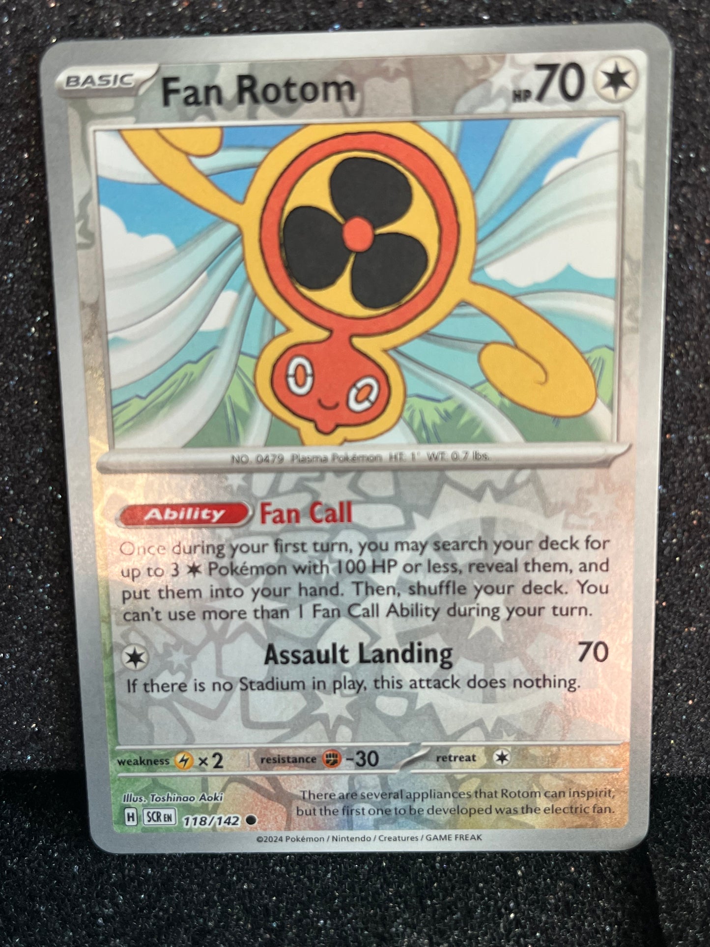 118 Fan Rotom Reverse Holo