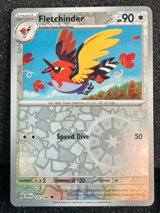 122 Fletchinder Reverse Holo