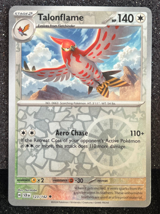 123 Talonflame Reverse Holo